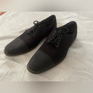 Perry Ellis Portfolio Ultrafoam Canvas Dress Shoes